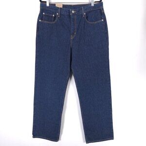 NWT LEVIS LOW PRO MID RISE RELAXED‎ STRAIGHT Striped Jeans 32X30